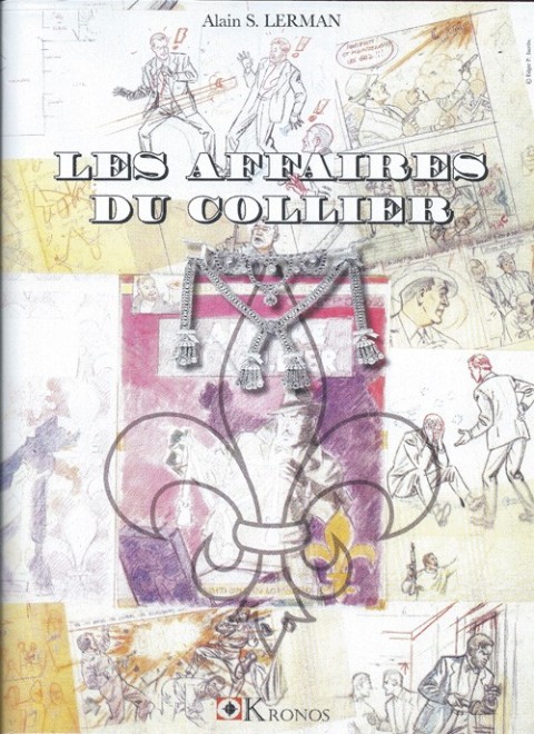 Couverture de l'album Les Affaires du collier Une autre lecture de l'histoire dessinée par Edgar P. Jacobs