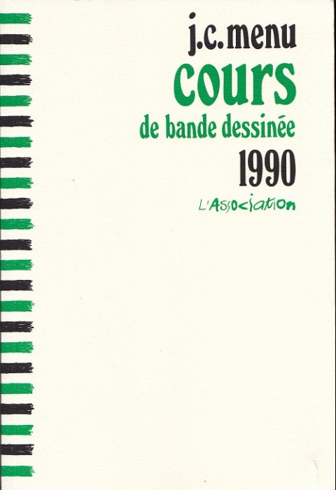 Couverture de l'album Cours de bande dessinée 1990 Cours de bande dessinée