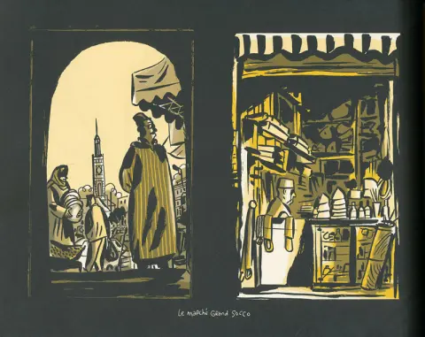 Planche de l'album Carnets Tome 4 Tanger