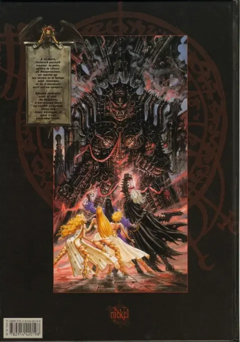 Verso de l'album Requiem Chevalier Vampire Tome 7 Le couvent des sœurs de sang