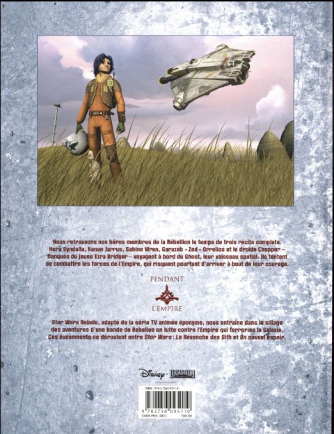 Verso de l'album Star Wars - Rebels Tome 8