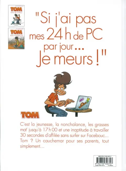 Verso de l'album Tom Tome 3 J'ai p'us d'forfaiiit !