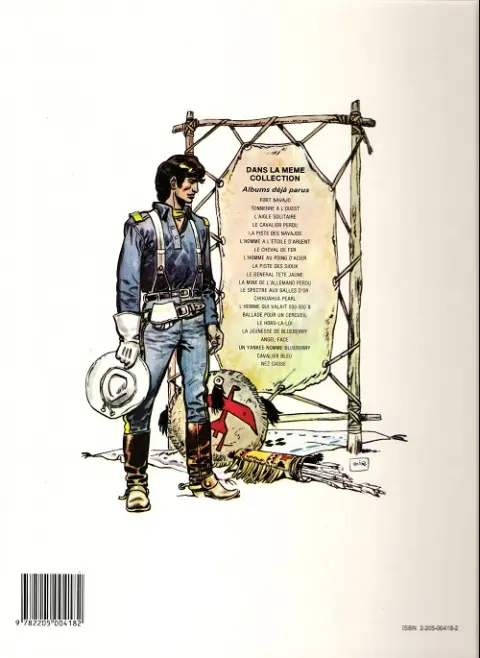 Verso de l'album Blueberry Tome 6 L'homme à l'étoile d'argent