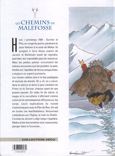 Verso de l'album Les Chemins de Malefosse Tome 6 Tschäggättä