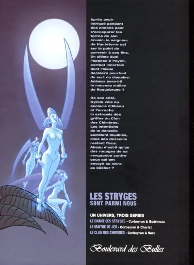 Verso de l'album Le Clan des Chimères Tome 3 Ordalie