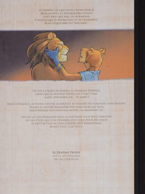 Verso de l'album Le Dixième peuple Tome 4 Mahes