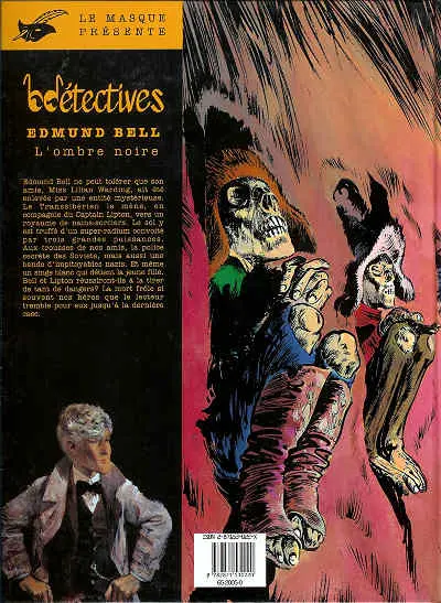Verso de l'album Les enquêtes d'Edmund Bell Tome 4 L'ombre noire