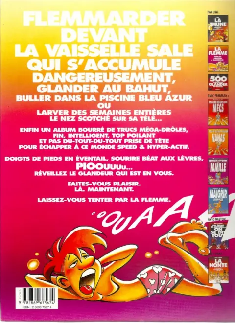 Verso de l'album Jim et ses copains Tome 6 La flemme