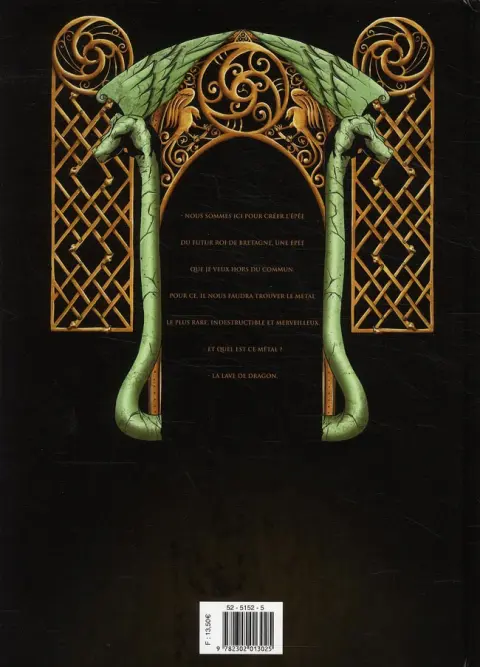 Verso de l'album Merlin - La quête de l'épée Tome 2 La forteresse de Kunjir