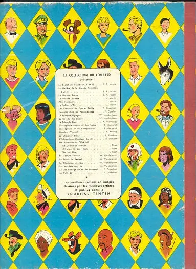 Verso de l'album Michel Vaillant Tome 1 Le grand défi