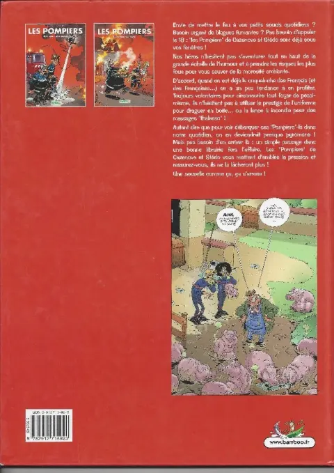 Verso de l'album Les Pompiers Tome 2 Hommes au foyer