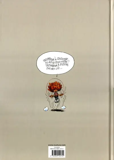 Verso de l'album Le Trombone Illustré