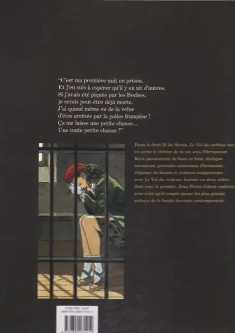 Verso de l'album Le Vol du corbeau Deuxième Partie
