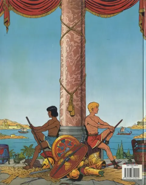 Verso de l'album L'Odyssée d'Alix 1