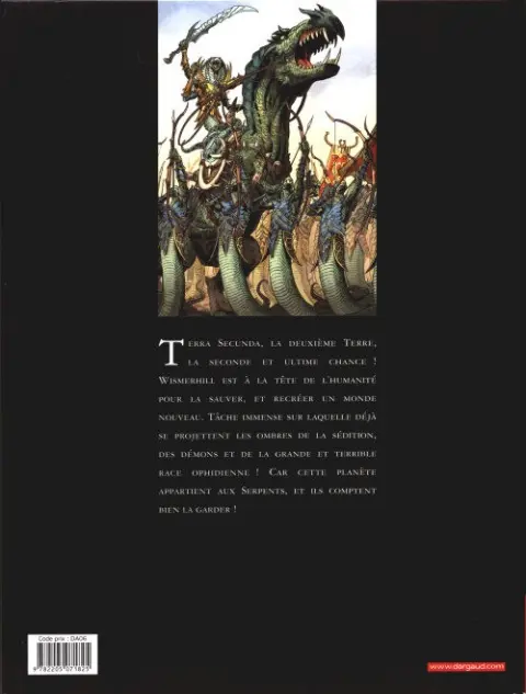Verso de l'album Chroniques de la Lune Noire Tome 16 Terra Secunda - Livre 2/2