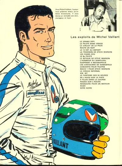 Verso de l'album Michel Vaillant Tome 24 Cauchemar