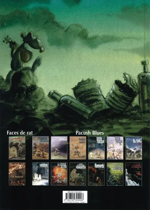 Verso de l'album Pacush Blues Tome 13 Treizième porte : Correspondance avec les corps obscurs