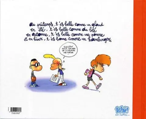 Verso de l'album Titeuf Petite poésie des saisons