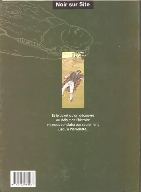 Verso de l'album Le Bâton de Sobek