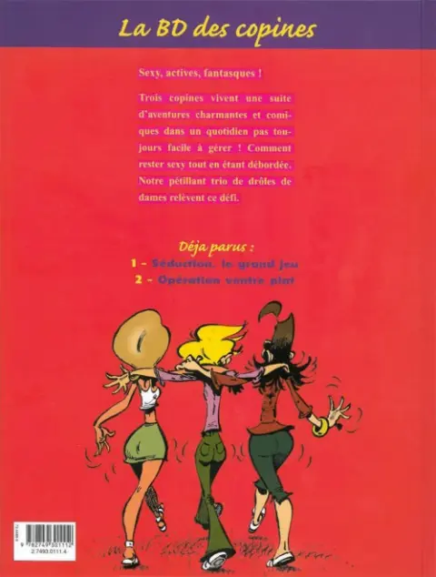 Verso de l'album La Bd des copines Tome 3 Débordées mais toujours sexy