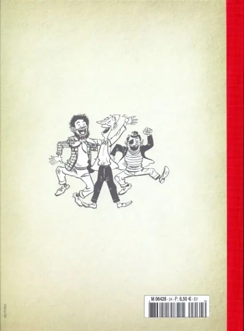 Verso de l'album Les Pieds Nickelés - La collection Tome 35 Les Pieds Nickelés contre les fantômes