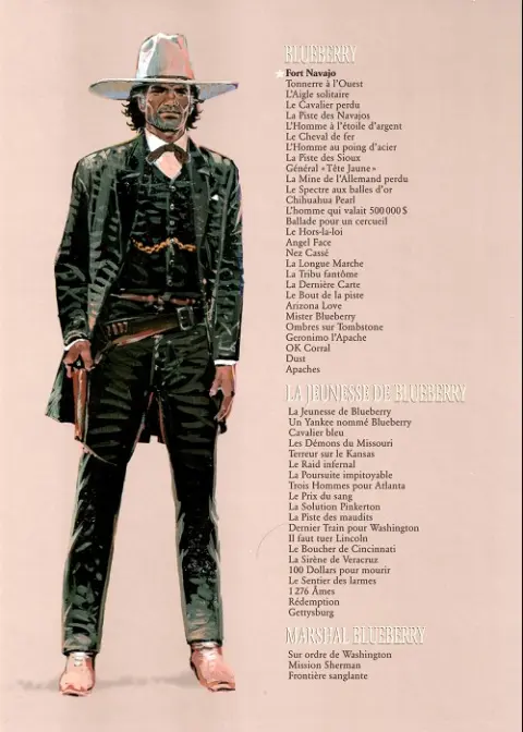 Verso de l'album Blueberry La Collection Tome 1 Fort Navajo