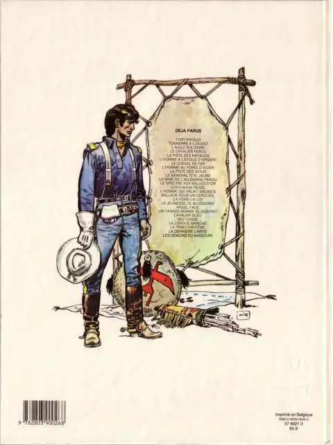 Verso de l'album La Jeunesse de Blueberry Tome 4 Les démons du Missouri