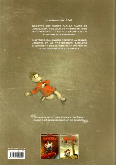 Verso de l'album Bob et Bobette : Amphoria Tome 2 Jérusalem