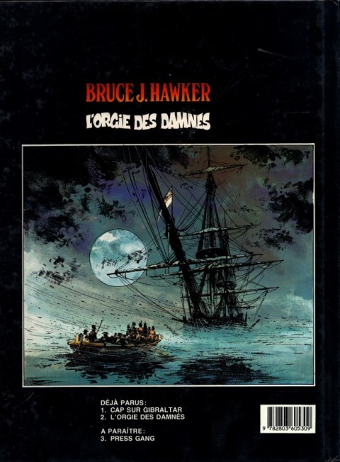 Verso de l'album Bruce J. Hawker Tome 2 L'orgie des damnés