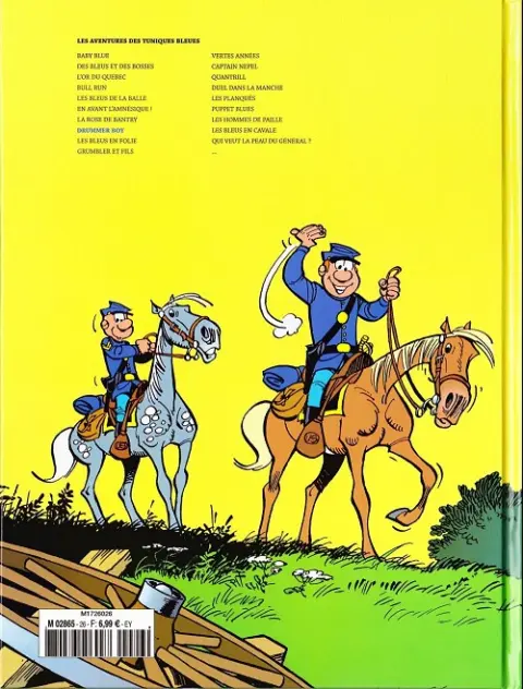 Verso de l'album Les Tuniques Bleues La Collection (Dupuis) Tome 31 Drummer Boy