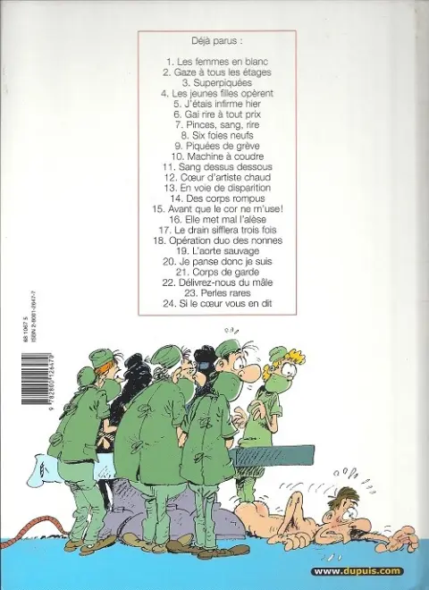 Verso de l'album Les Femmes en Blanc Tome 18 Opération duo des nonnes