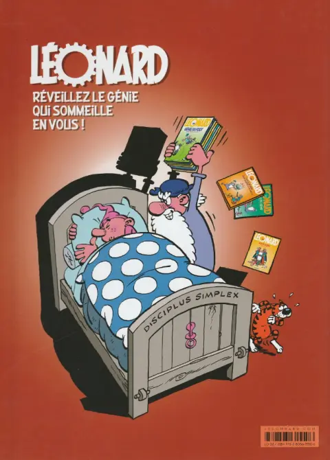 Verso de l'album Léonard Tome 27 On a marché sur le génie !