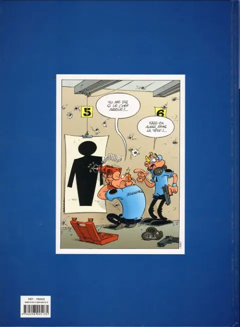 Verso de l'album Les Gendarmes Tome 13 Gendarmes à feu