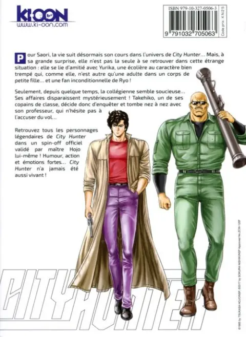 Verso de l'album City Hunter - Rebirth 04