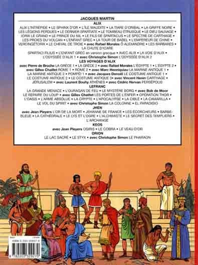 Verso de l'album Les Voyages d'Alix Tome 16 Persépolis