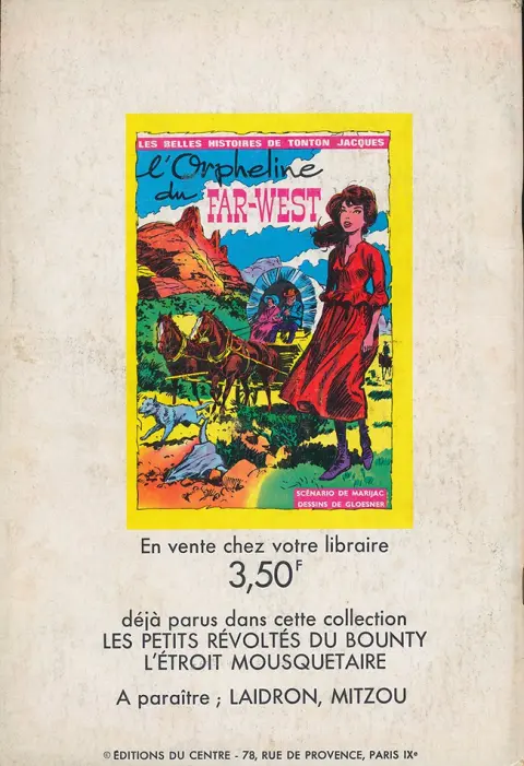 Verso de l'album Cathy Tome 2 La Fille du désert