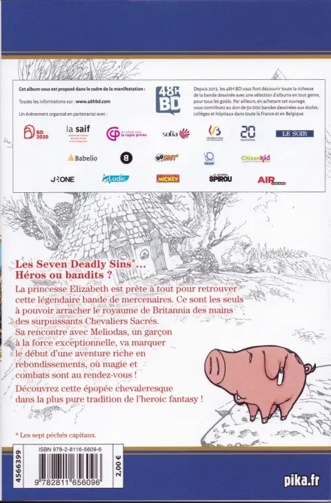 Verso de l'album Seven Deadly Sins 1