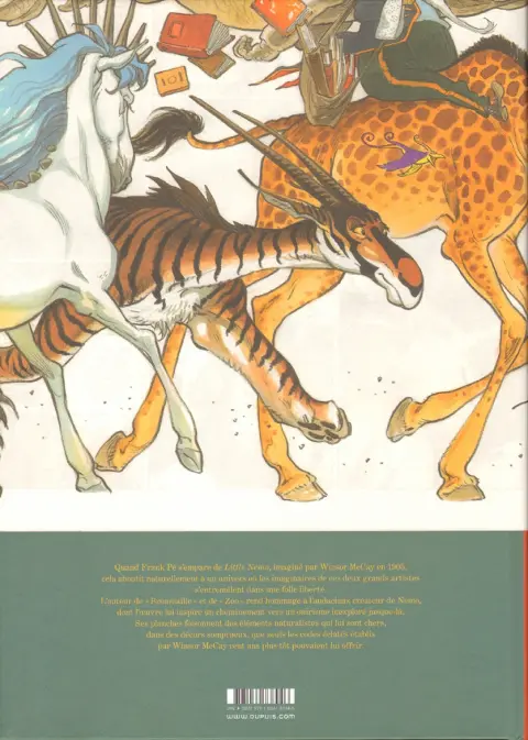 Verso de l'album Little Nemo