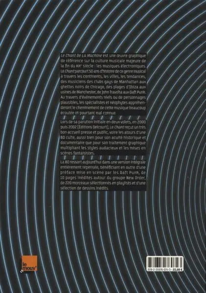 Verso de l'album Le Chant de la machine