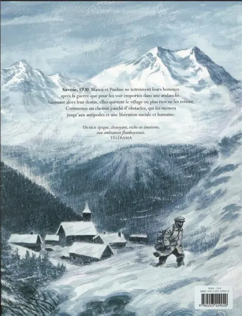 Verso de l'album Le sentier des reines