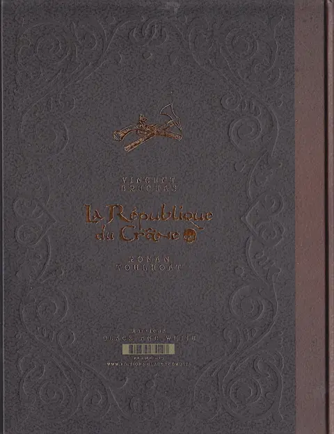 Verso de l'album La république du Crâne
