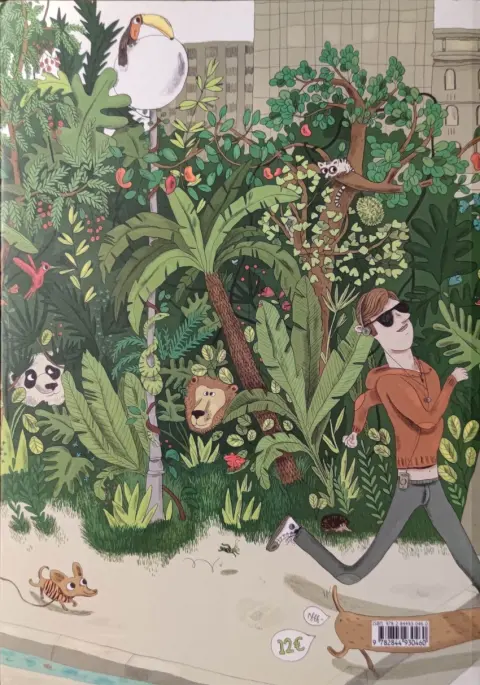 Verso de l'album Ginkgo, petites histoires pour la nature