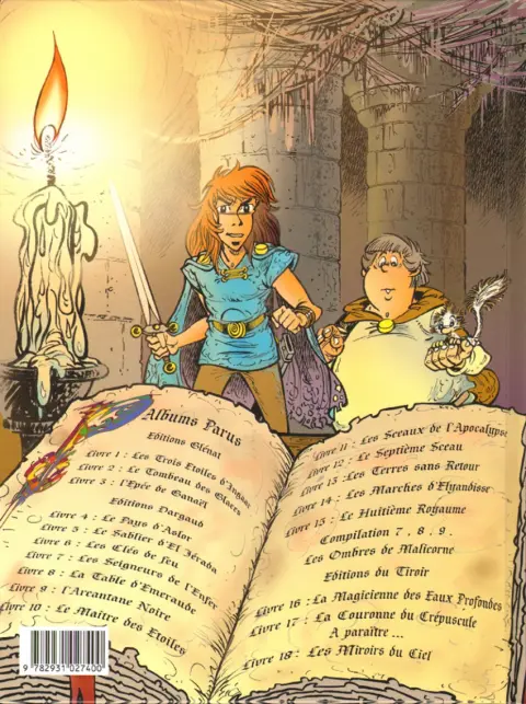 Verso de l'album Percevan Tome 17 La Couronne du Crépuscule