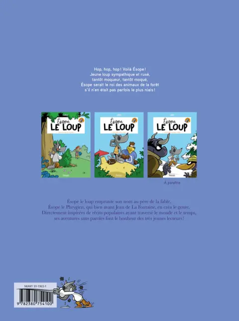 Verso de l'album Ésope le loup Tome 2 Touti rikiki maousse costo