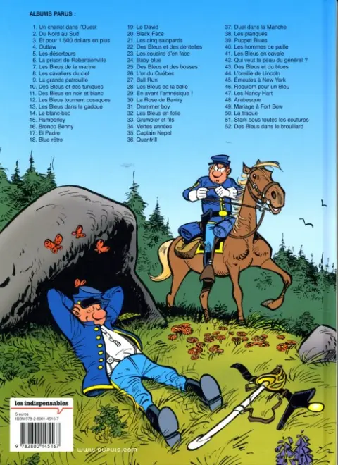 Verso de l'album Les Tuniques Bleues Tome 15 Rumberley