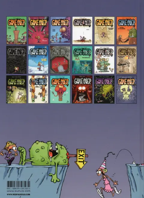 Verso de l'album Game over Tome 18 Bad cave