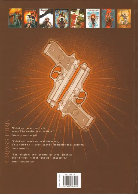 Verso de l'album Cross Fire Tome 8 Jugement par le feu