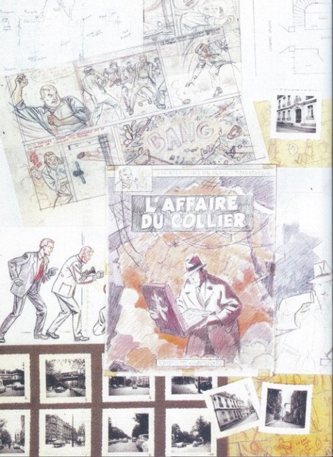 Verso de l'album Les Affaires du collier Une autre lecture de l'histoire dessinée par Edgar P. Jacobs