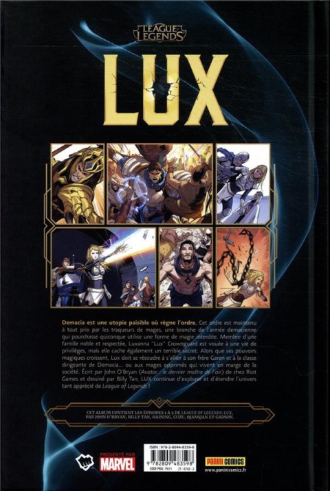 Verso de l'album League of Legends - LUX