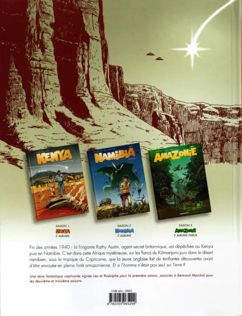 Verso de l'album Namibia Épisode 2